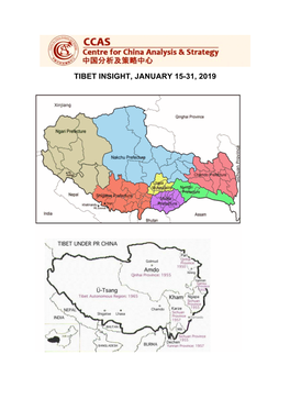 Tibet Insight, January 15-31, 2019