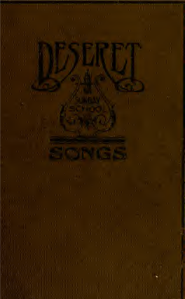 Deseret Sunday School Songs for the Use Of