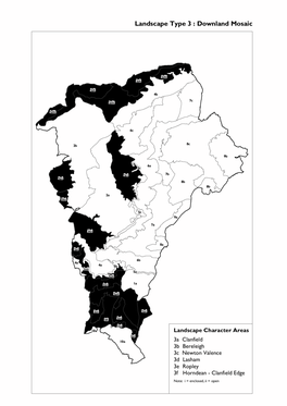 Landscape Type 3: Downland Mosaic