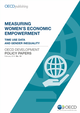 Measuring Women's Economic Empowerment: Time Use Data and Gender Inequality