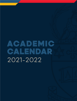 Academic Calendar 2021–2022