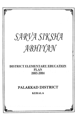 Palakkad District Kerala Preface