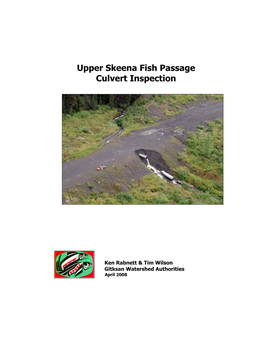 Upper Skeena Fish Passage Culvert Inspection