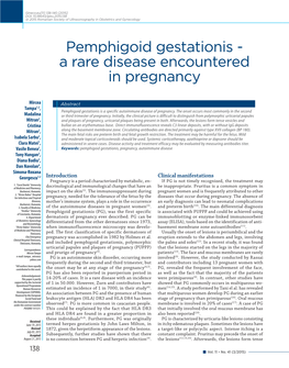 Pemphigoid Gestationis - a Rare Disease Encountered in Pregnancy