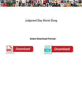 Judgment Day Movie Song