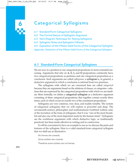 Categorical Syllogisms