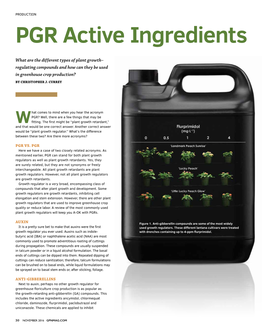PGR Active Ingredients