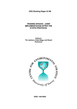 Trading Spaces - Joint Implementation After the Kyoto Protocol