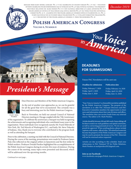 December 2019 Polish American Council of Texas Holds 2019 Annual Meeting Pg