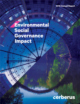 Environmental Social Governance Impact Who We Are Who We Are the Paper Used in This Report Is 100% Post-Consumer Waste, FSC* Certified, and Made with Wind Power