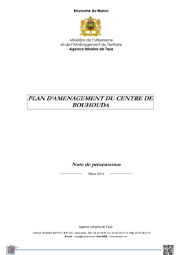 Note De Présentation