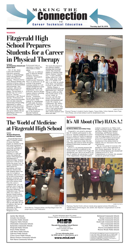 Fitzgerald High School Prepares Students for a Career in Physical Therapy