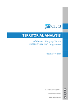 Territorial Analysis