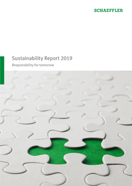 Schaeffler Sustainability Report 2019 | Responsibility for Tomorrow