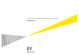 Valuation of Kordia Group Limited 4 October 2013