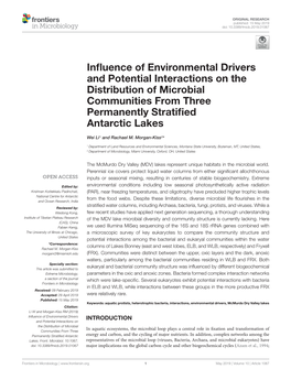 Influence of Environmental Drivers and Potential Interactions on The