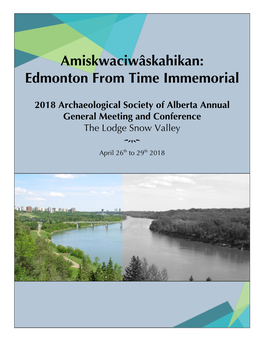 Edmonton from Time Immemorial