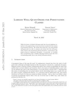 Labeled Well-Quasi-Order for Permutation Classes