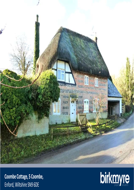 Coombe Cottage, 5 Coombe, Enford, Wiltshire SN9 6DE Address