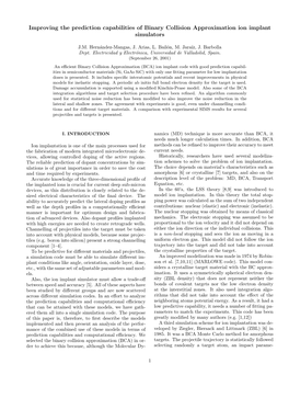 Improving the Prediction Capabilities of Binary Collision Approximation Ion Implant Simulators