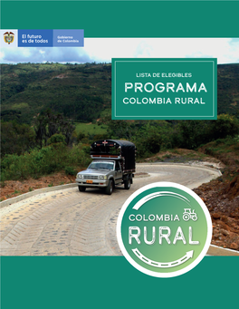 Programa Colombia Rural 2019