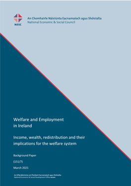 Welfare and Employment in Ireland