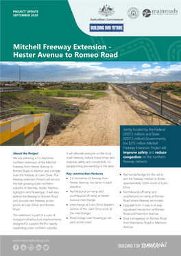 Mitchell Freeway Extension - Hester Avenue to Romeo Road