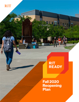 RIT Fall 2020 Reopening Plan