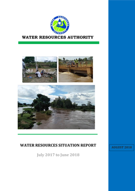 Water Situation Report 2017