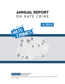 Annual Report on Hate Crime 2019 2