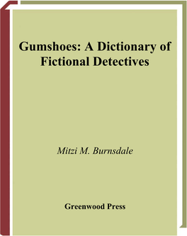 A Dictionary of Fictional Detectives