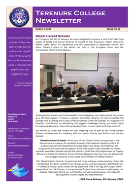 Terenure College Newsletter