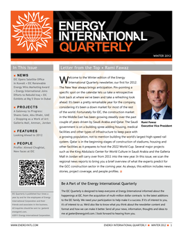 Energy International Report Winter 2012