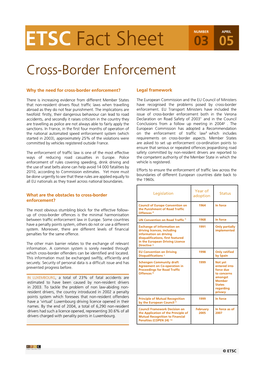 Cross-Border Enforcement