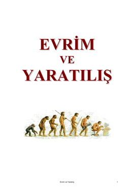 Evrim Ve Yaratılış 1