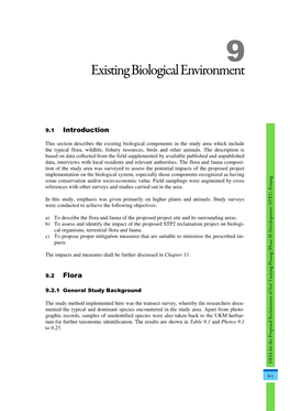 Existing Biological Environment