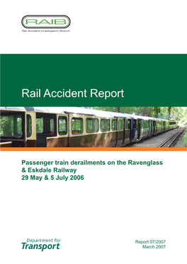 Rail Accident Report