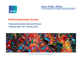 Political Barometer Survey