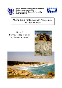 Marine Turtle Nesting Activity Assessment on Libyan Coasts