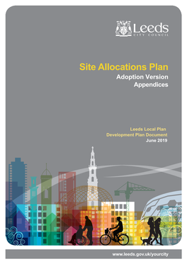 Site Allocations Plan Adoption Version Appendices