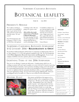 Botanical Leaflets