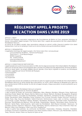 De L'action Dans L'aire 2019