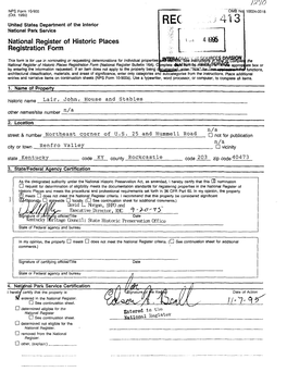 National Register of Historic Places Continuation Sheet