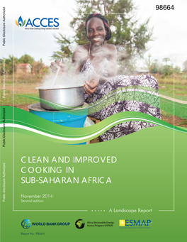 Clean and Improved Cooking in Sub-Saharan Africa