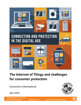 The Internet of Things and Challenges for Consumer Protection