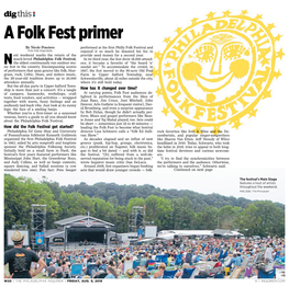 A Folk Fest Primer