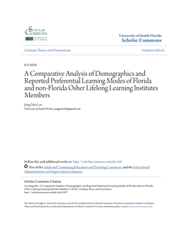 A Comparative Analysis of Demographics and Reported