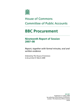 BBC Procurement