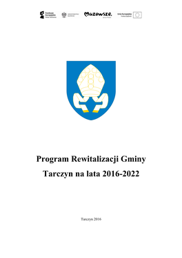 Program Rewitalizacji Gminy Tarczyn Na Lata 2016-2022