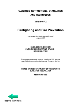 Firefighting and Fire Prevention